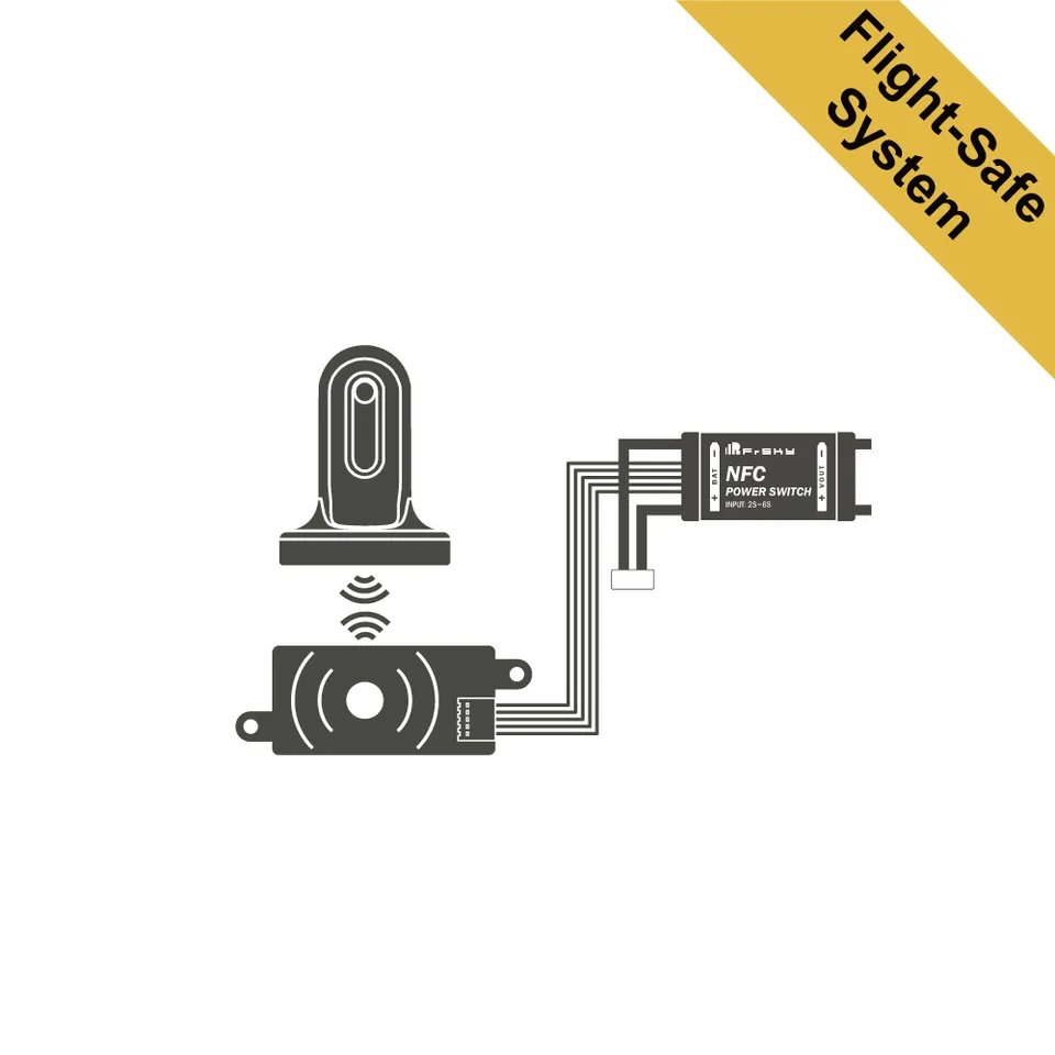 frsky-nfc-power-switch-netzschalter-2s-6s-20a image 1