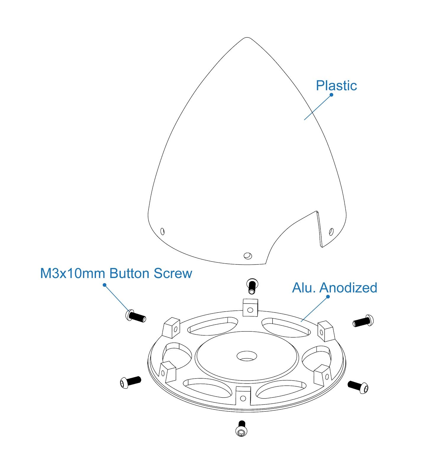black-horse-ultra-light-scale-spinner-rot-115mm image 4