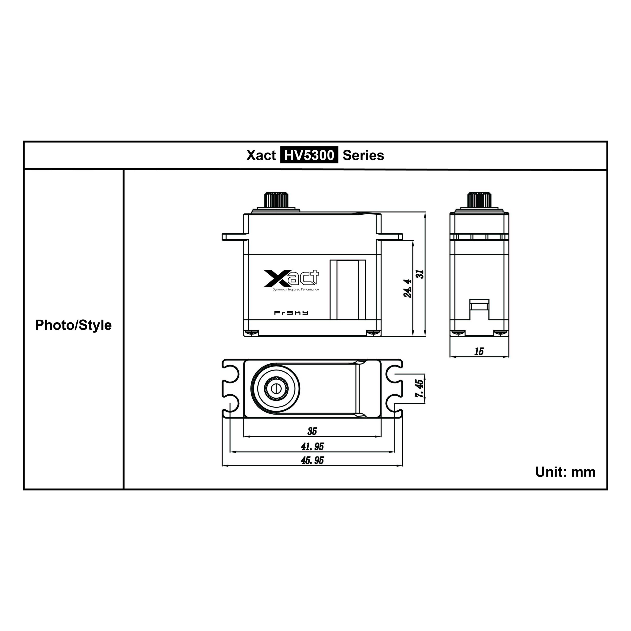 frsky-servos-xact-5300-serie-servo-hv-8-4v-metallgetriebe image 4