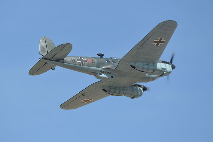 black-horse-bh184-heinkel-he-111-2500mm-arf-20cc-einziehfahrwerk image 6