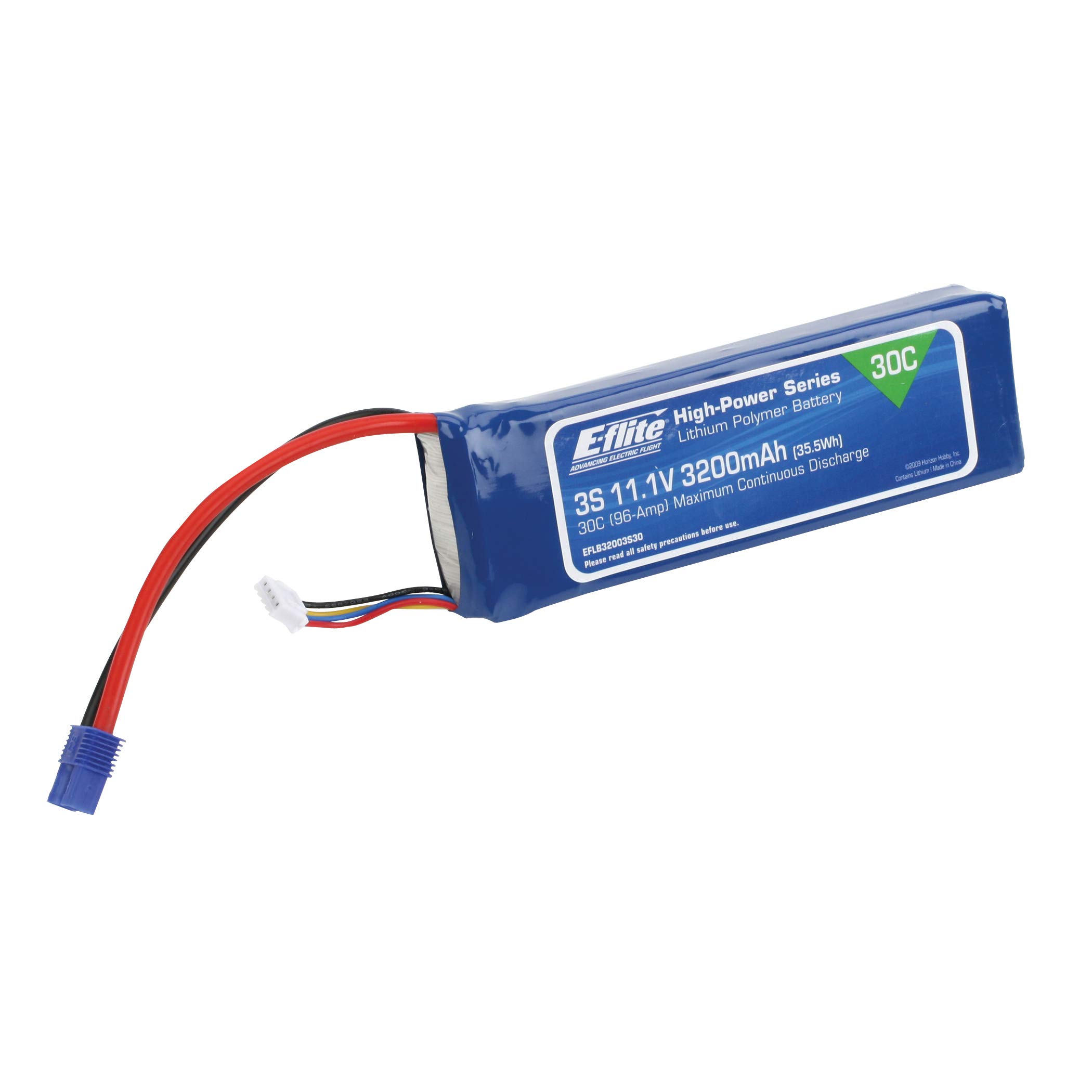 e-flite-11-1v-3200mah-3s-30c-lipo-akku-ec3 image 1