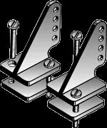 du-bro-control-horns-1-2a-nylon-ruderh-rner-2-sets image 1