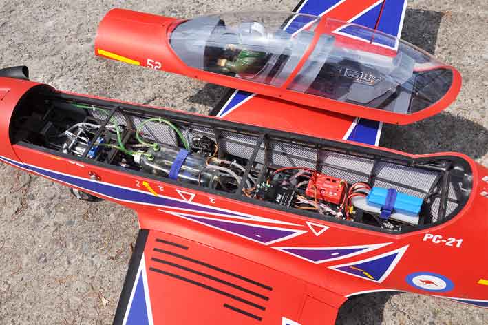 black-horse-pc21-bh192-rc-flugzeug-50-60cc-arf-retract image 4