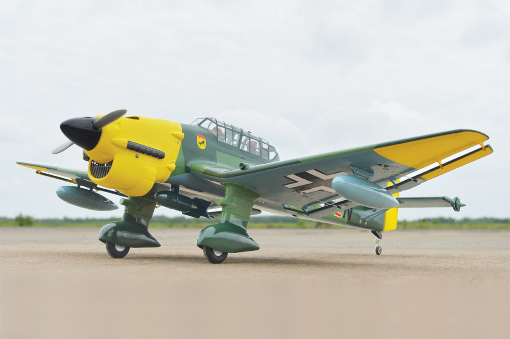 black-horse-ju-87-stuka-bh80-rc-flugzeug-1920mm-20cc image 2