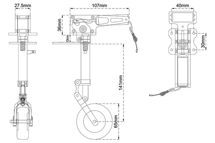 black-horse-bh181-bugfahrwerk-elektrisches-einziehfahrwerk image 4