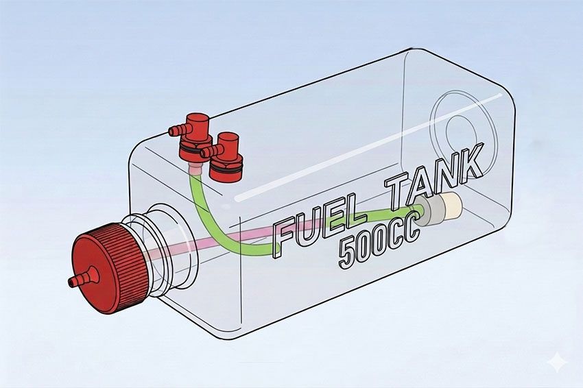 black-horse-fuel-tank-kraftstofftank-500cc image 1