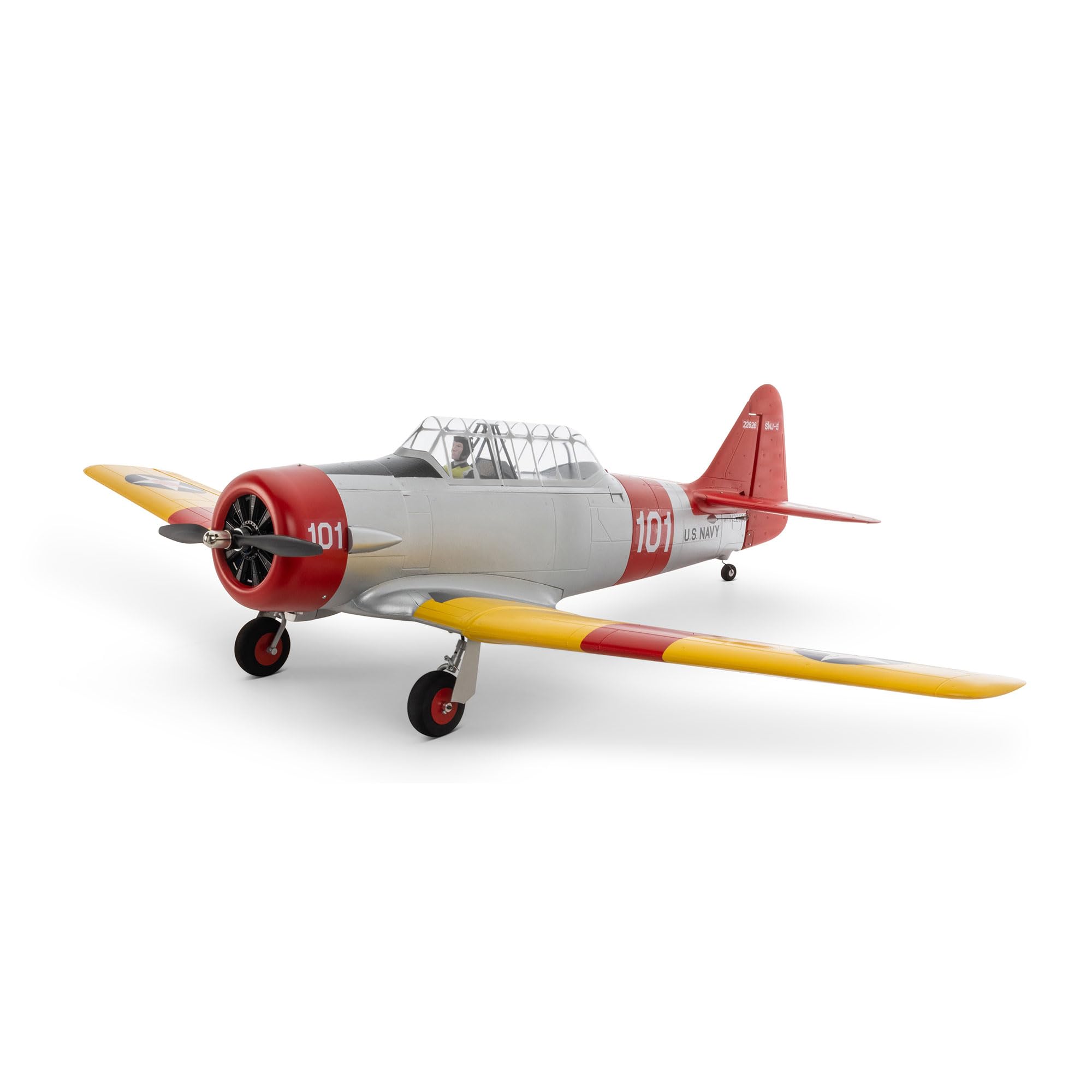 e-flite-rc-flugzeug-snj-5-at-6-texan-1-5-m-bnf-basic-warbird image 1