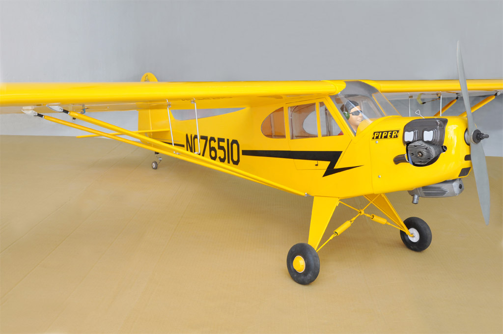 black-horse-bh58-piper-j-3-cub-rc-flugzeug-2380mm-ep-glow image 8