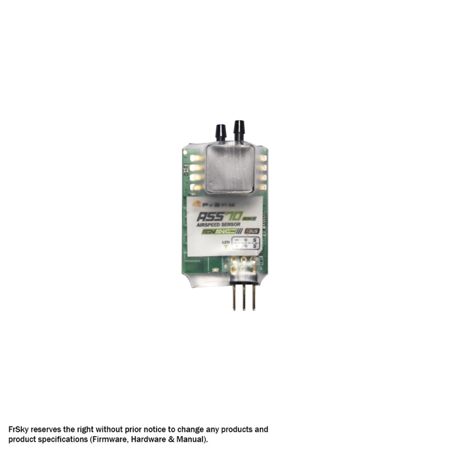 frsky-ass70-adv-airspeed-sensor-fbus-pitot-0-270-km-h image 2