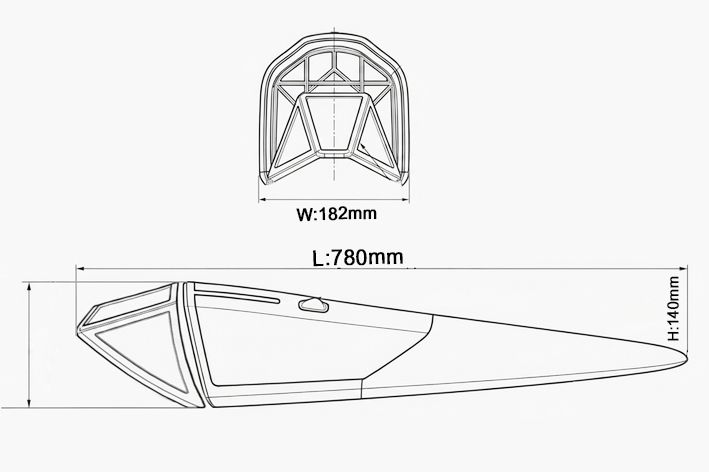 black-horse-canopy-kabinenhaube-bh178-fw-190a-120cc image 2