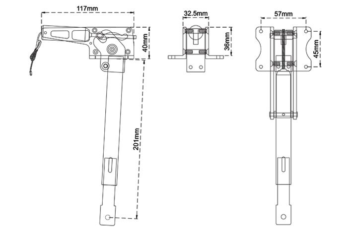 black-horse-electric-retract-gear-hauptfahrwerk-bh188 image 4