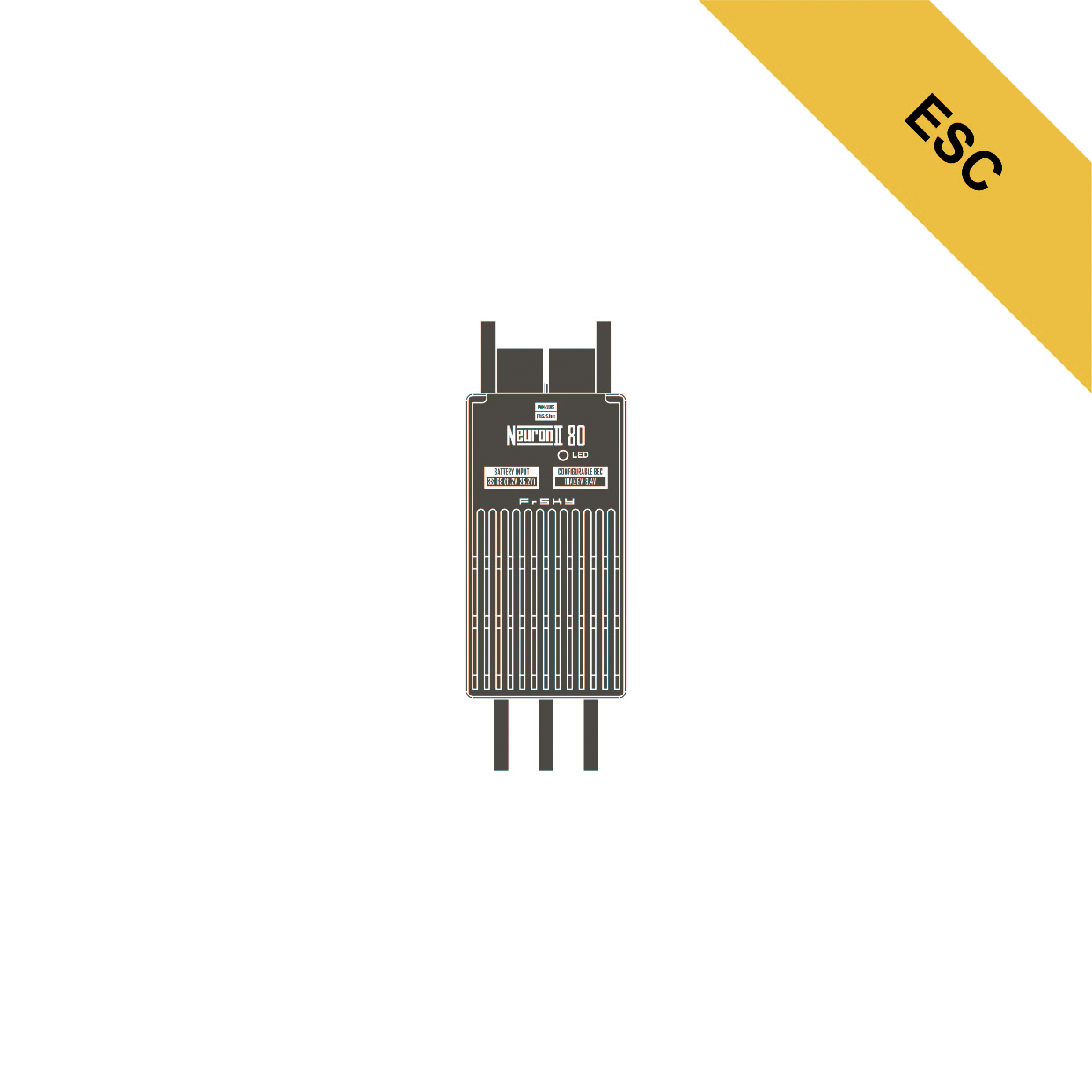 frsky-neuron-ii-80-brushless-regler-80a-telemetrie image 1