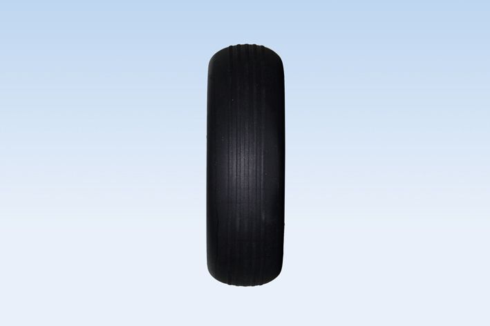 black-horse-wheel-gummirad-mit-nabe-130-mm image 3
