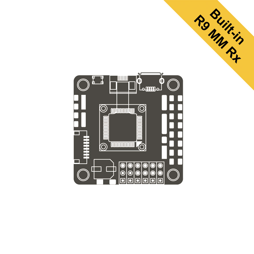 frsky-r9-mm-fc-omnibus-f4-v6-flight-controller image 1
