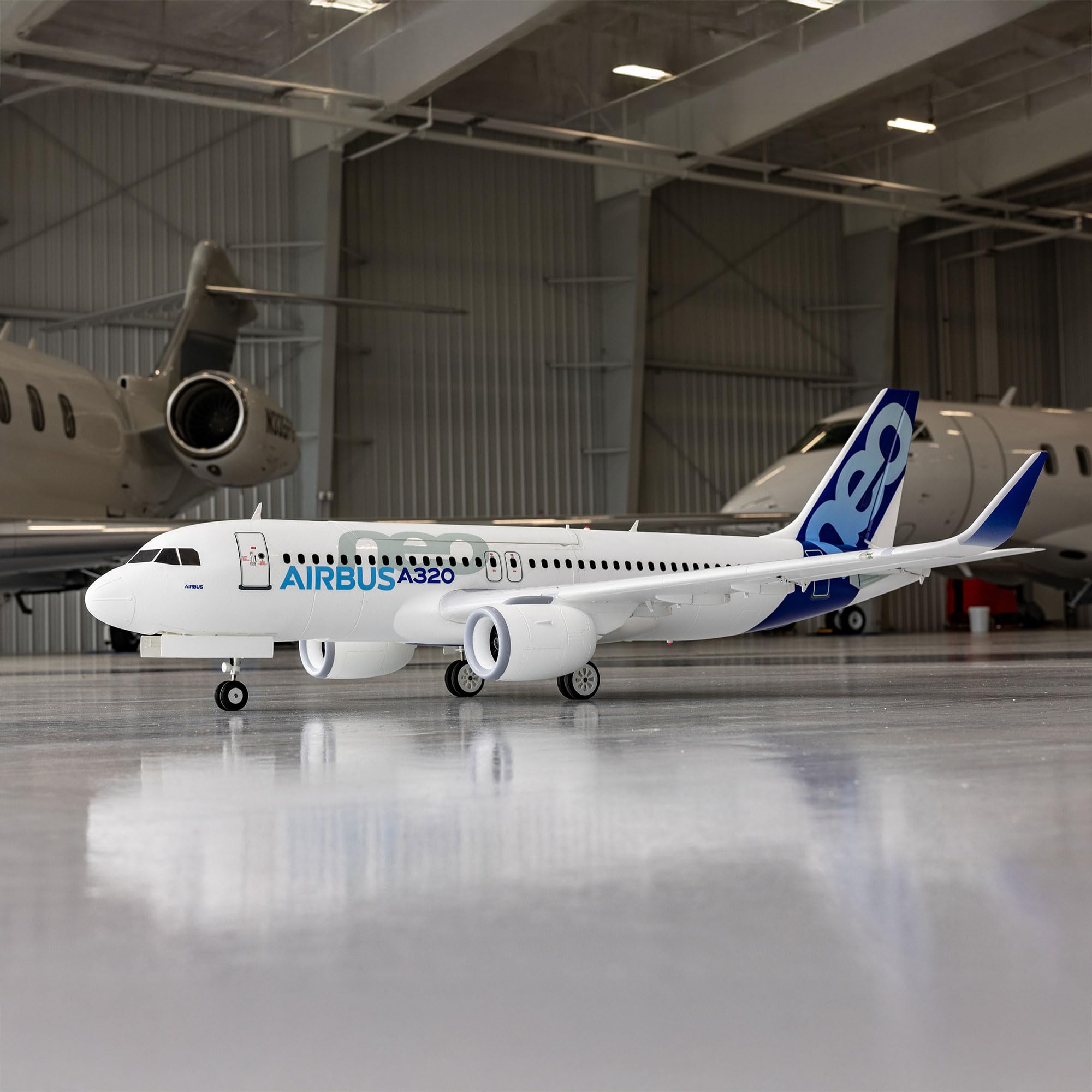 e-flite-airbus-a320neo-twin-64mm-edf-rc-flugzeug-bnf-basic image 5