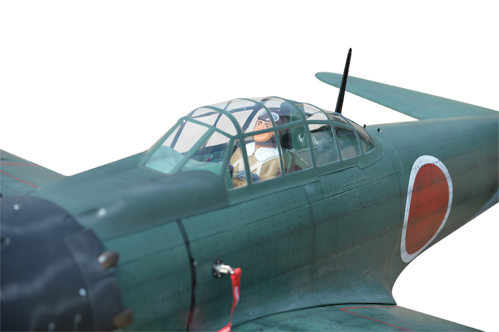 black-horse-giant-scale-bh180-mitsubishi-zero-2385mm-arf-elektro image 7