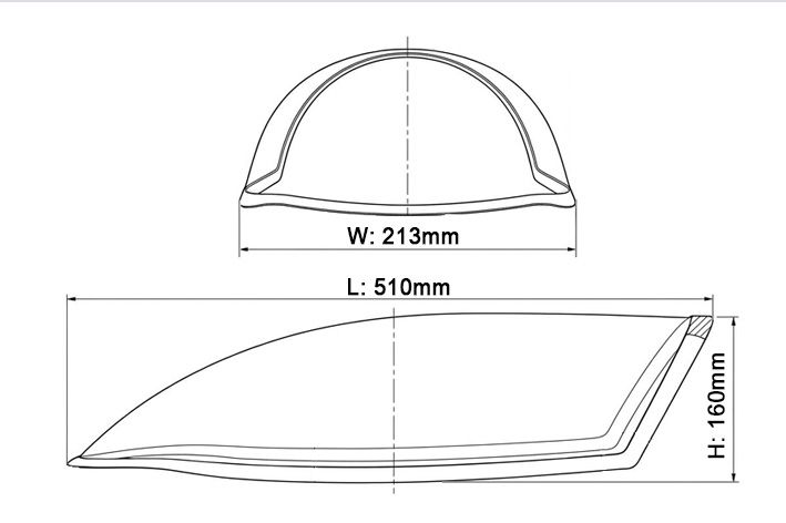 black-horse-bh182-extra-300-canopy-kabinenhaube-76cc image 2