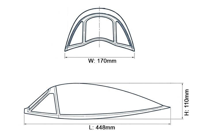 black-horse-bh117-canopy-kabinenhaube-p-47-60cc image 2