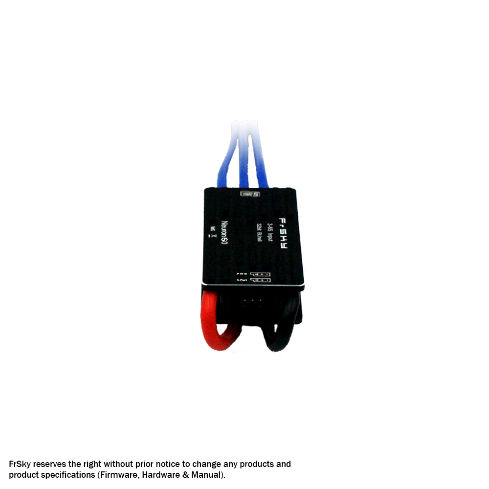 frsky-neuron-60-esc-regler-60a-3-6s-sbec-telemetrie image 4