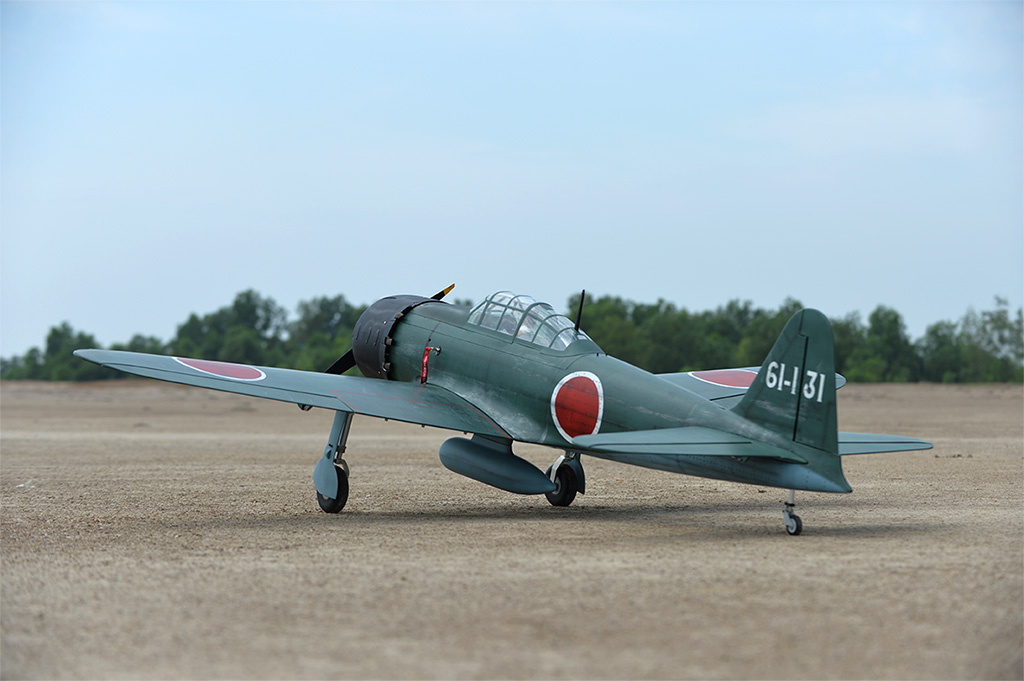 black-horse-giant-scale-bh180-mitsubishi-zero-2385mm-arf-elektro image 8