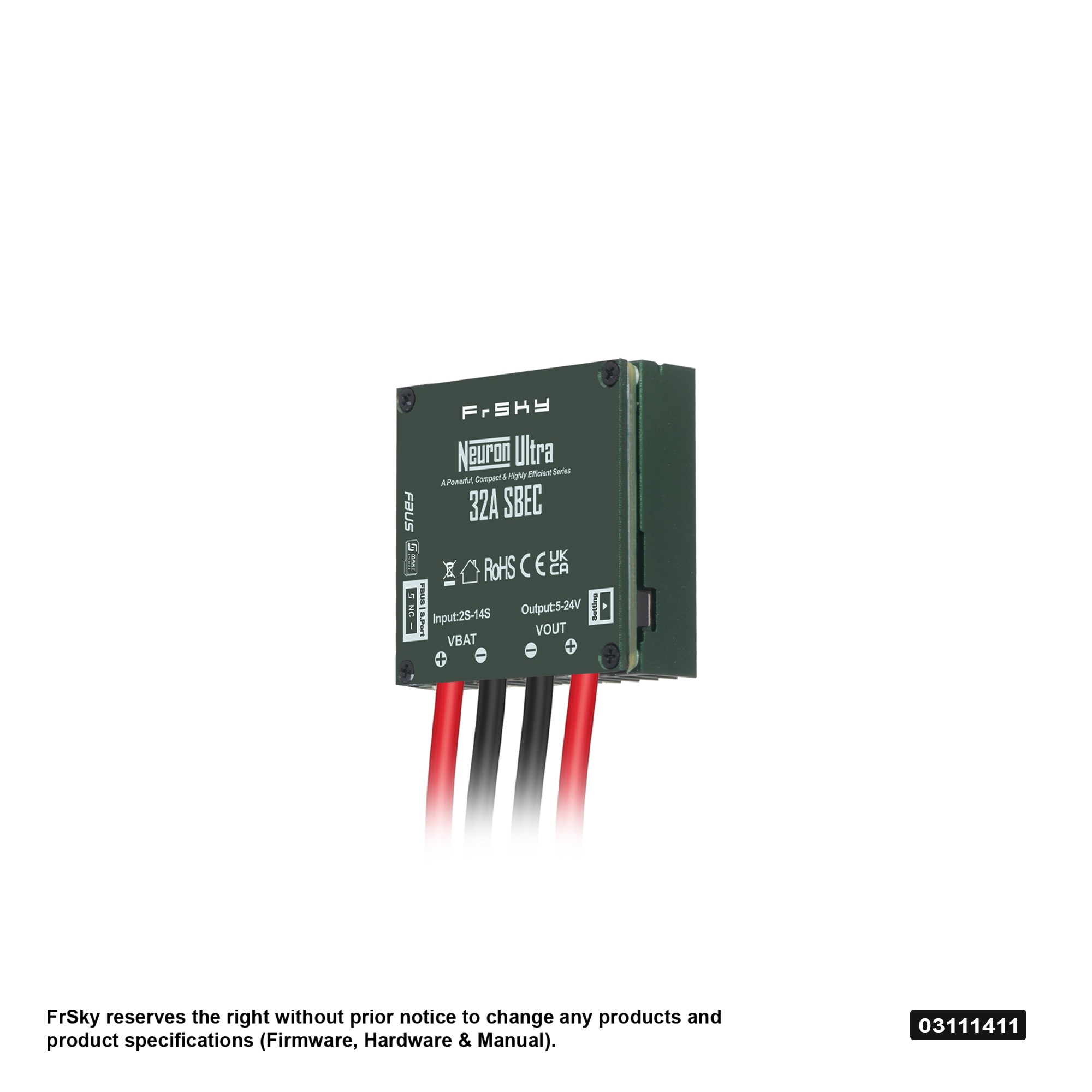 frsky-neuron-ultra-32a-sbec-spannungsregler-5-24v image 2