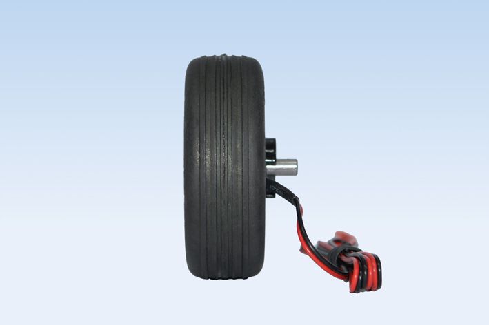 black-horse-gummirad-75mm-mit-bremse-rc-flugzeug-rad image 3