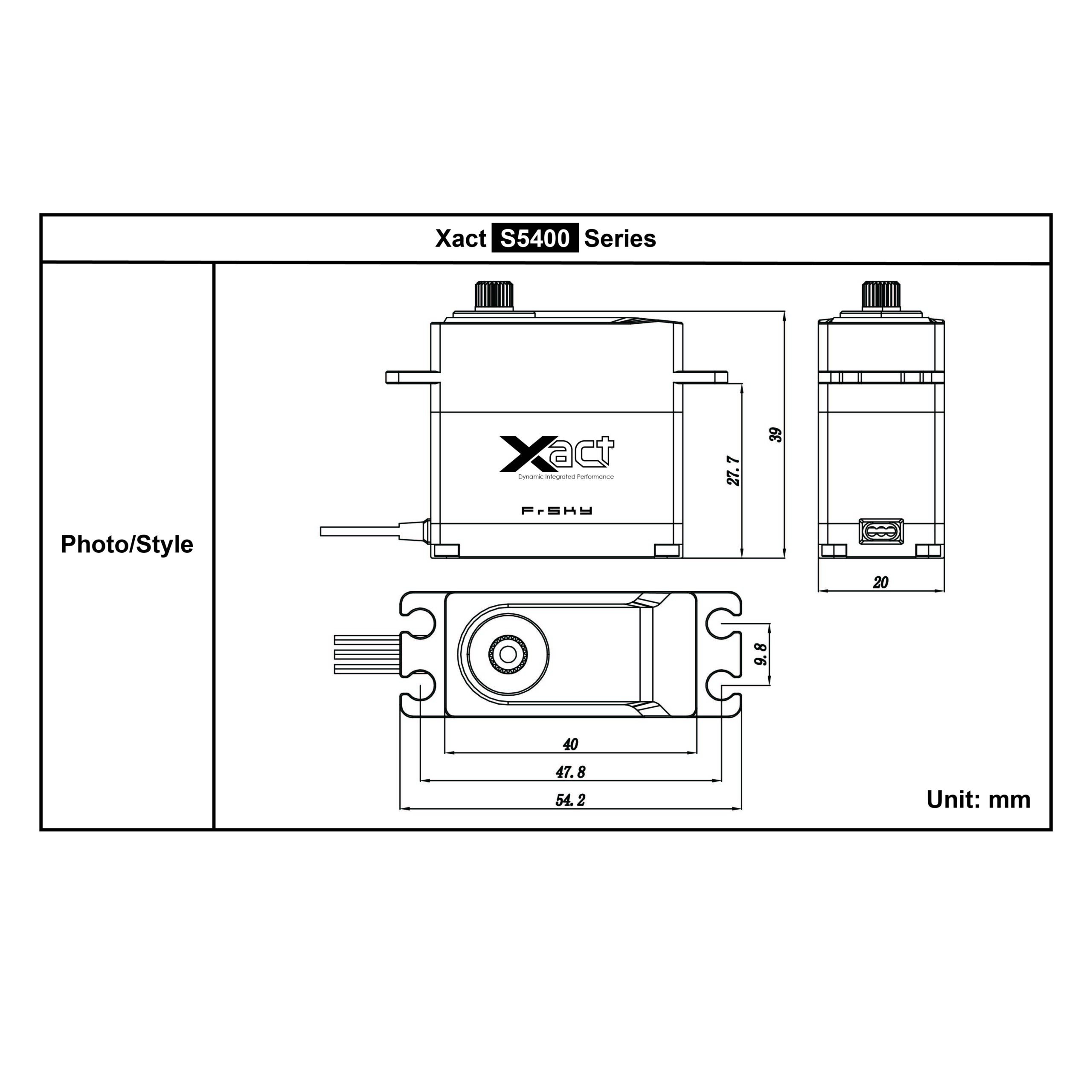 frsky-xact-5400-serie-servo-hv-coreless-fbus-8-4v image 4