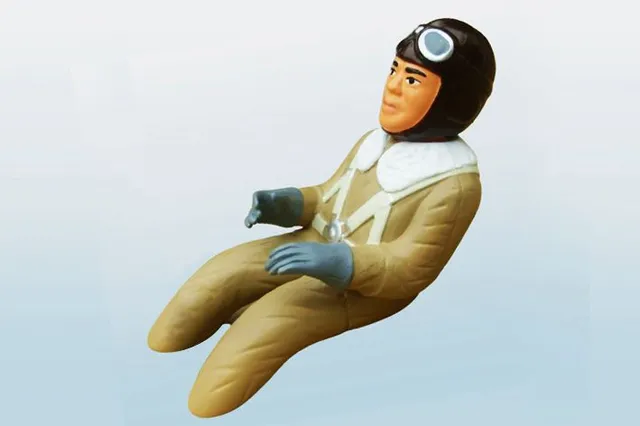 black-horse-pilot-figure-pilotenfigur-f-r-zero-bh180-flugzeug image 1