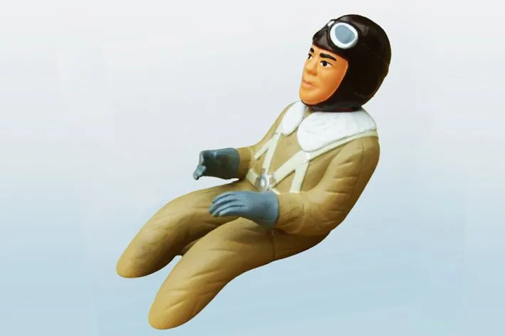 black-horse-pilot-figure-pilotenfigur-f-r-zero-bh180-flugzeug image 1