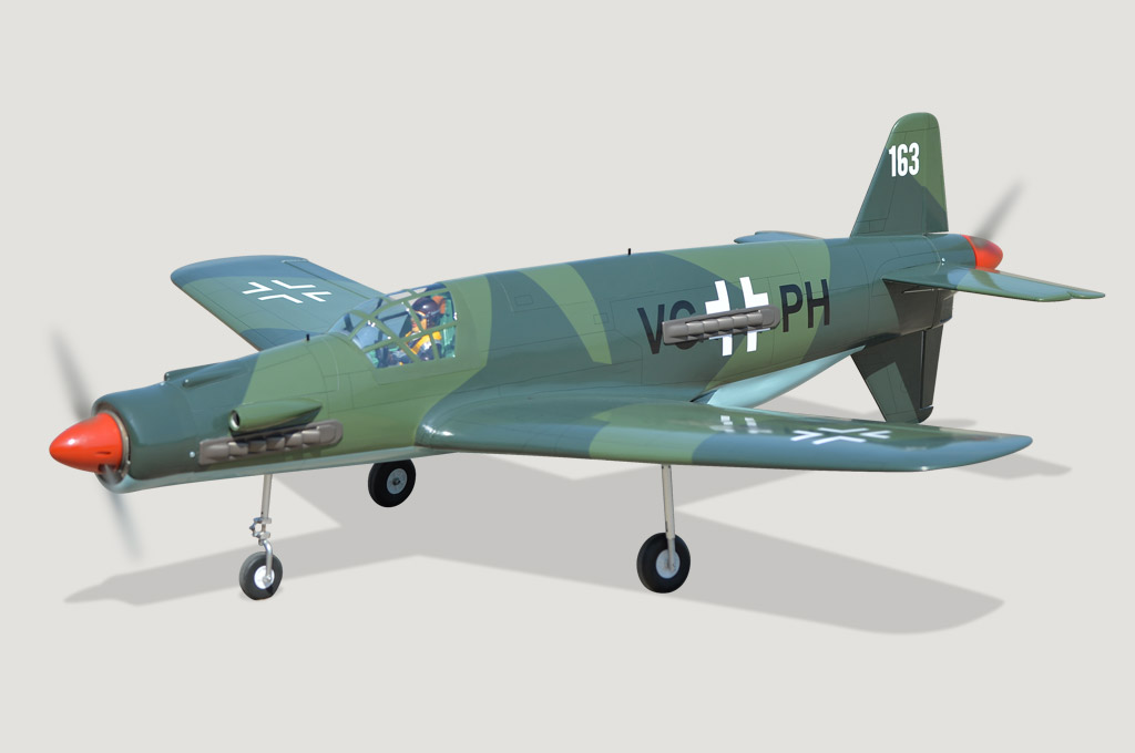 black-horse-do335-bh163-v2-rc-flugzeug-1724mm-retract image 1