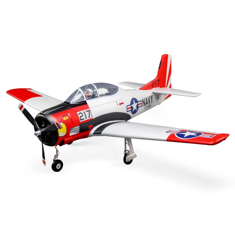 e-flite-t-28-trojan-1-2m-bnf-basic-warbird-smart-esc image 1