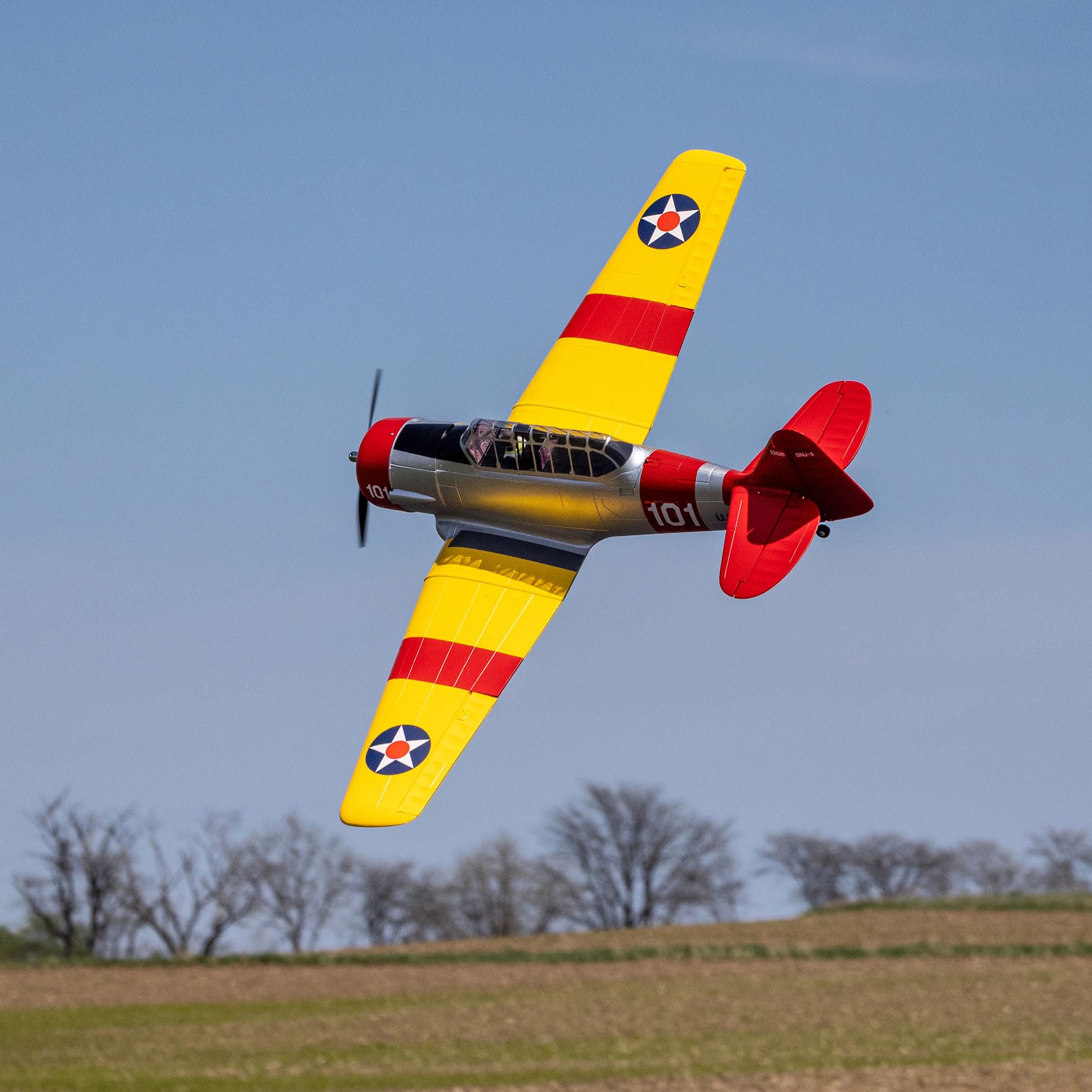 e-flite-rc-flugzeug-snj-5-at-6-texan-1-5-m-bnf-basic-warbird image 3