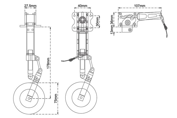 black-horse-bh192-einziehfahrwerk-hauptfahrwerk-elektrisch image 4