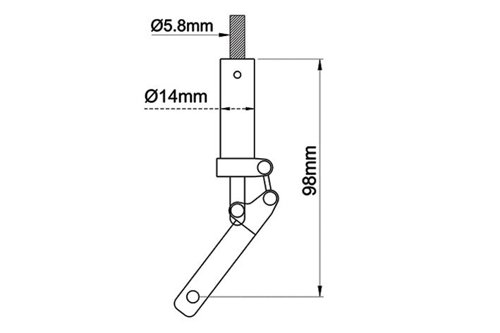 black-horse-electric-retract-gear-oleo-hauptstreben-bh141-bh201-fahrwerk image 4