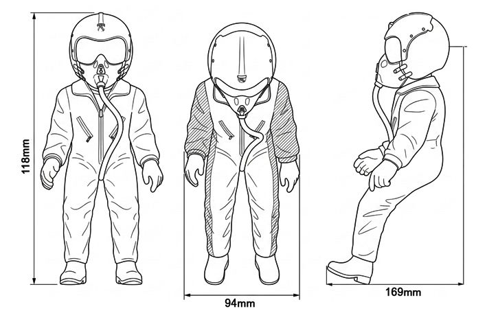 black-horse-pilot-figure-bh141-pilotenfigur-f-r-l-39-90-edf image 2