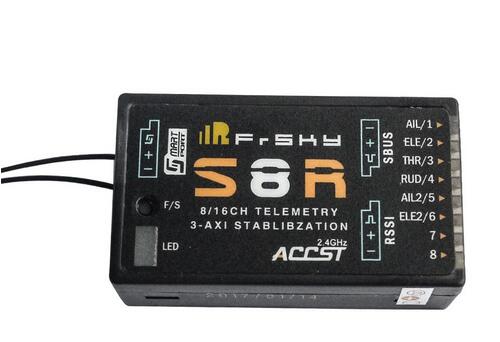 frsky-s8r-empf-nger-8-kanal-stabilisierung-gyro-sbus image 2