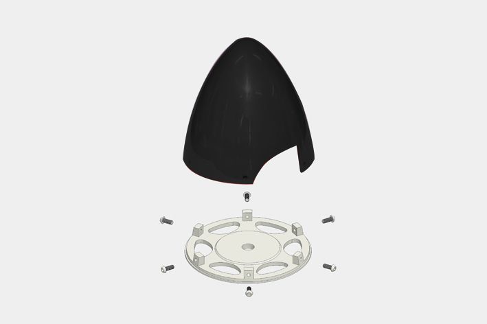 black-horse-scale-spinner-black-95mm-rc-spinner-ultraleicht image 2