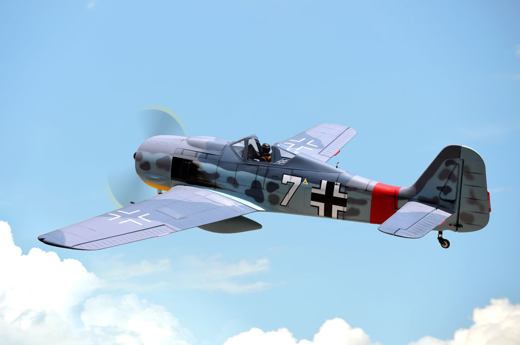 black-horse-bh178-fw-190a-rc-flugzeug-arf-2600-mm-120cc image 5
