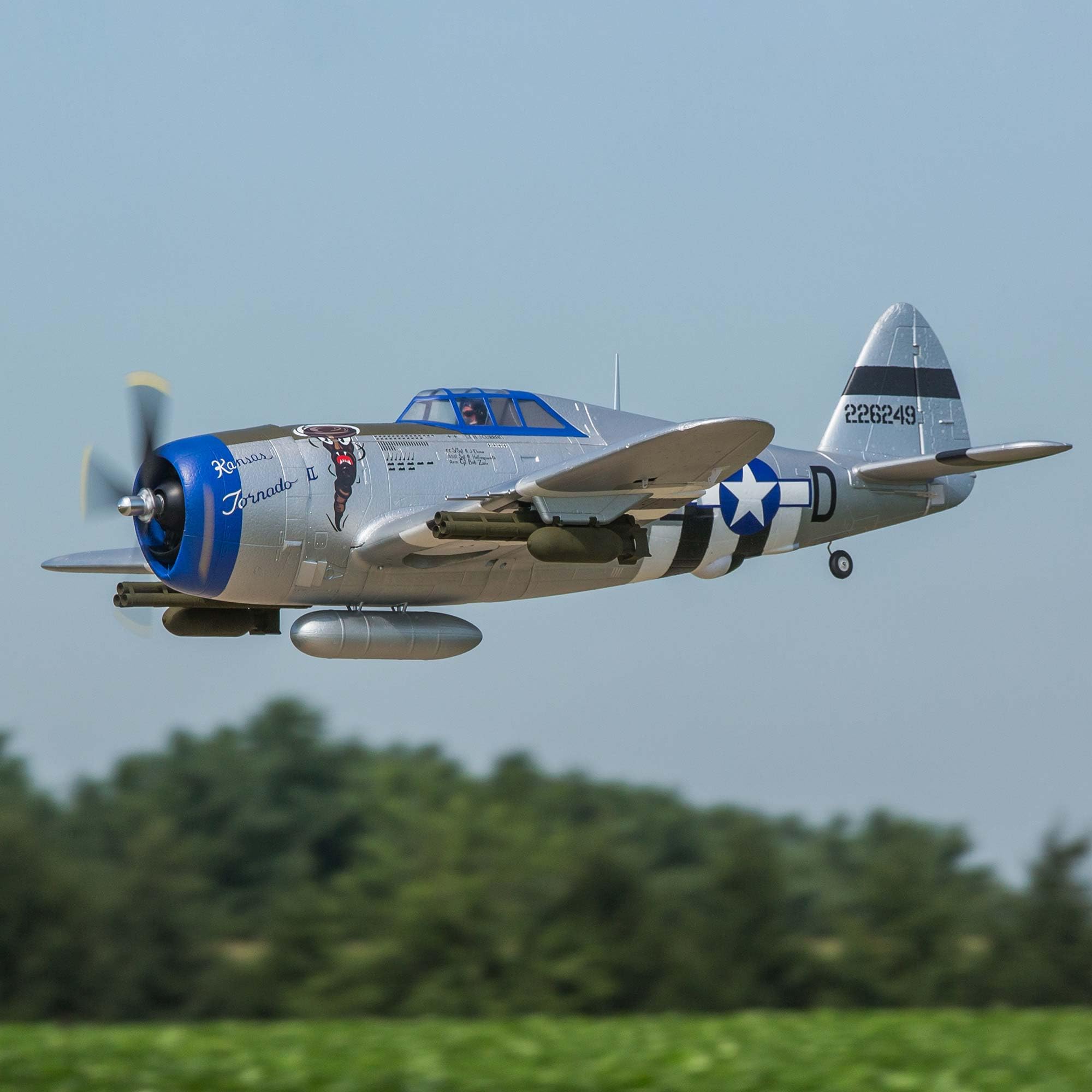 e-flite-p-47-razorback-1-2m-bnf-basic-warbird image 7