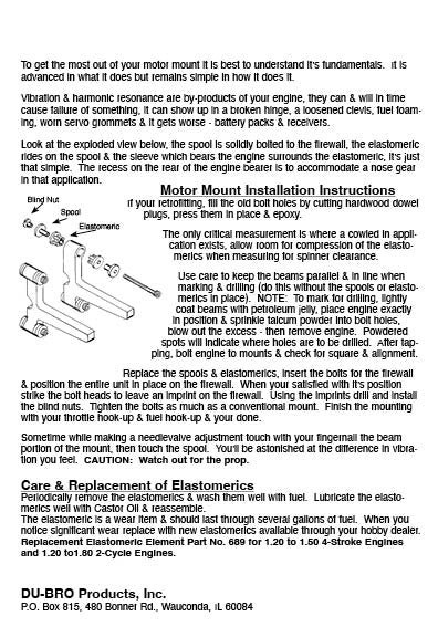 du-bro-motor-mounts-motortr-ger-45-80-4-takt-schwingungsd-mpfend image 2