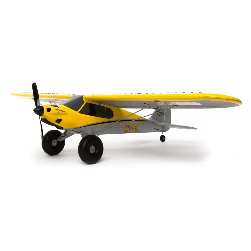 hobbyzone-carbon-cub-s-2-1-3m-rc-flugzeug-bnf-basic-gelb image 1