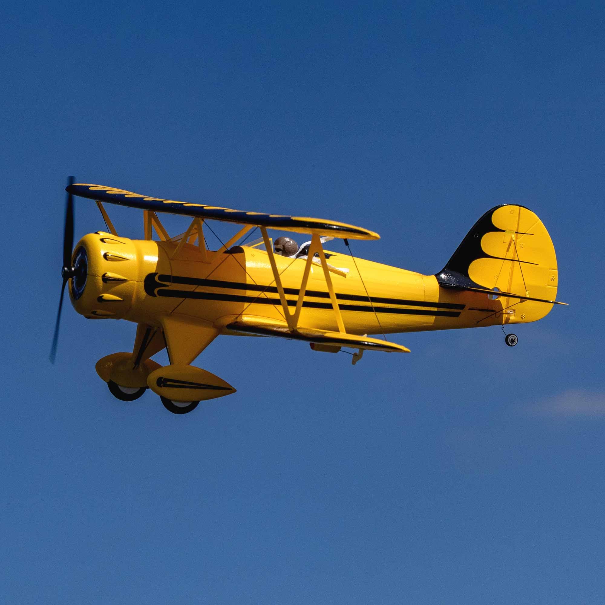 e-flite-umx-waco-gelb-bnf-basic-rc-doppeldecker-as3x image 8