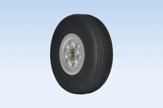 black-horse-gummirad-mit-nabe-85-mm-modellflugzeug image 1