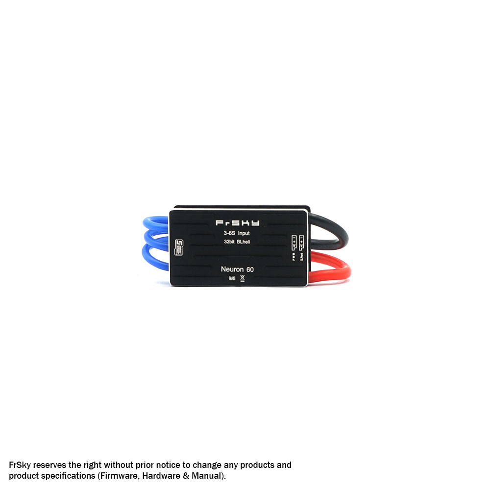frsky-neuron-60-esc-regler-60a-3-6s-sbec-telemetrie image 2